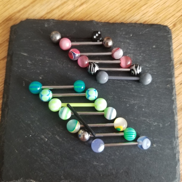 NEW 14g Piercing Bars 3 for $8 - Picture 2 of 3